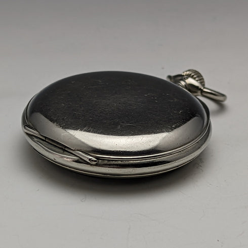 1921年頃 アンティーク ロンジン 懐中時計 シルバープレート オープンフェース 動作良好